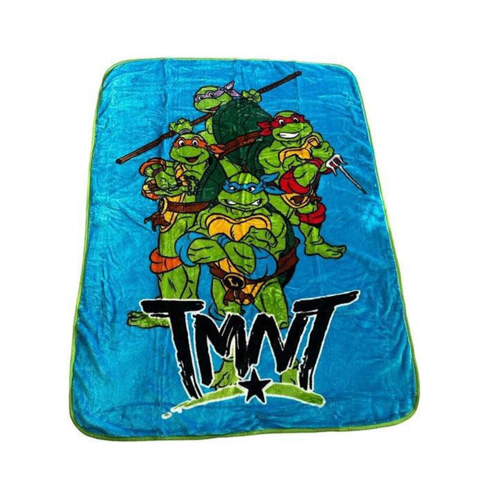 Teenage  Mutant Ninja Turtles Raschel Blanket Twin Size TMNT